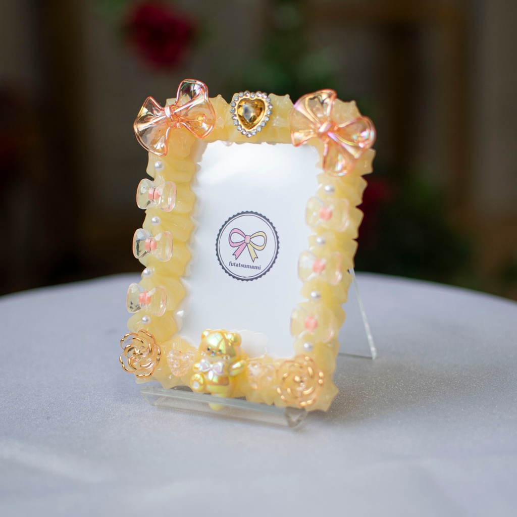 オレンジくま🐻B8サイズ硬質ホイップデコケース