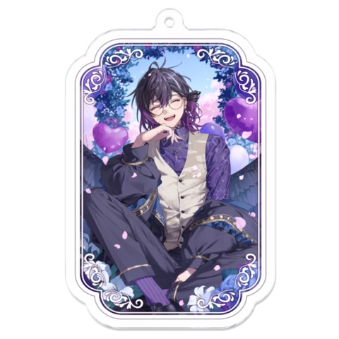 【夜百すがら】アクリルキーホルダー(3周年Ver.)〈70mm〉