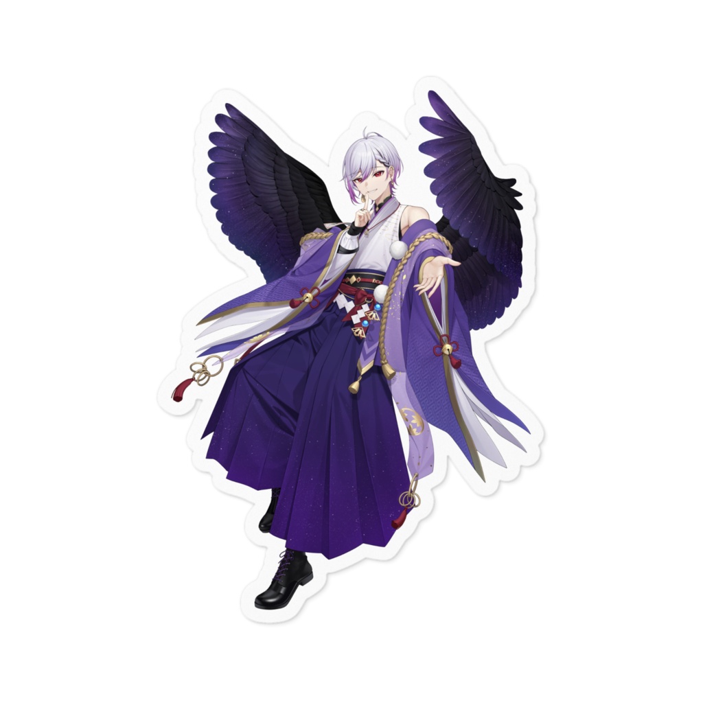 【夜百すがら】ステッカー2種100mm※各種別売り〈新キービジュ〉