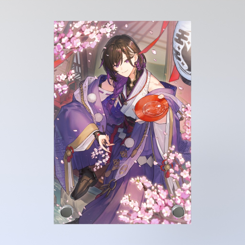 【夜百すがら】アクリルフォトパネル(4周年ver.)〈100mm×148mm〉