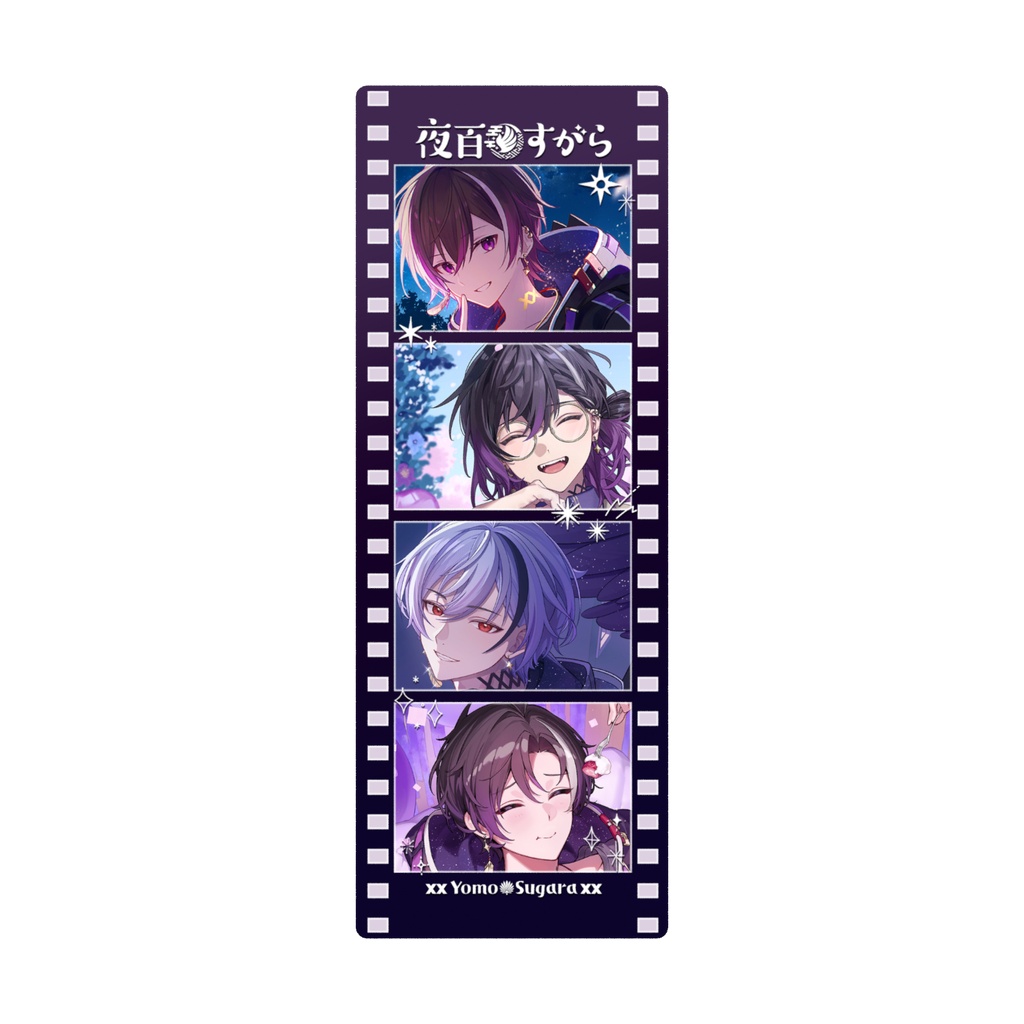 【夜百すがら】4カットフォトキーホルダー(誕生日2026メモリアルver.)