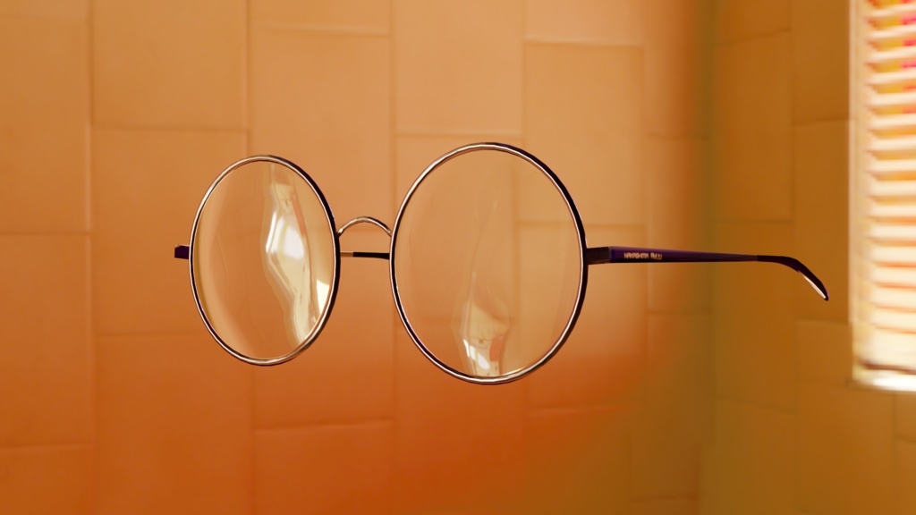 [VRM/Unity]  Circle Glasses