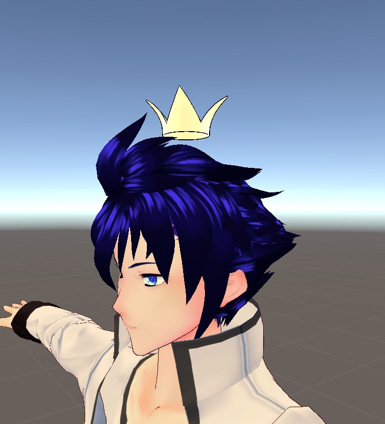 [VRM/Unity] Simple Cartoony Crown - Nakashimaryuu's 3D Assets - BOOTH