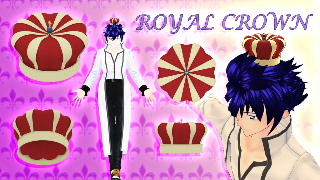[VRM/Unity] Royal Crown