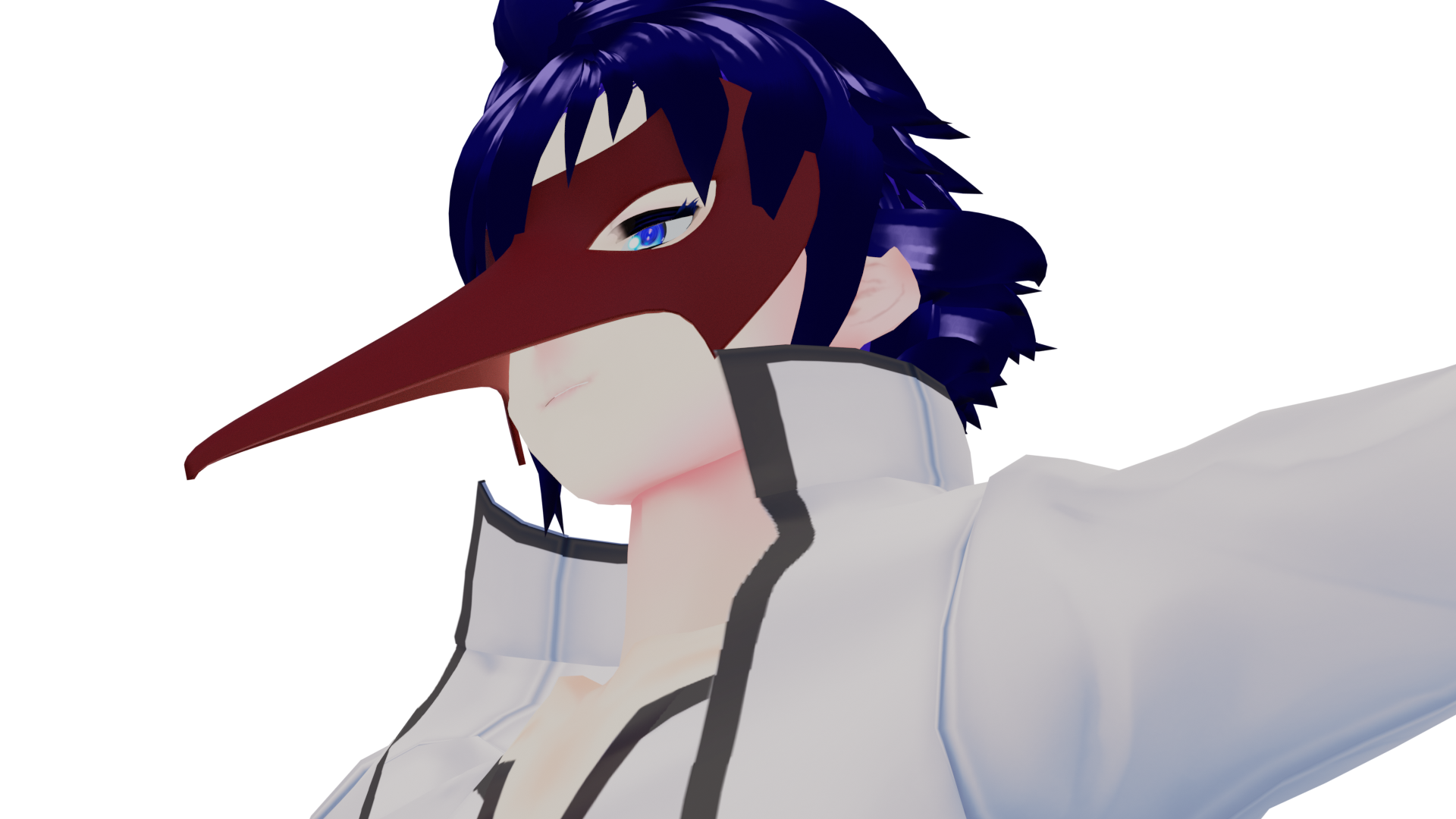 [VRM/Unity] Crow Mask - Nakashimaryuu's 3D Assets - BOOTH