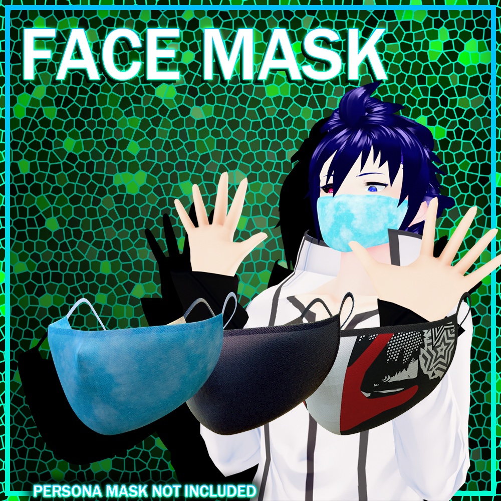 Vroid Face Mask Nakashimaryuu S 3d Assets Booth