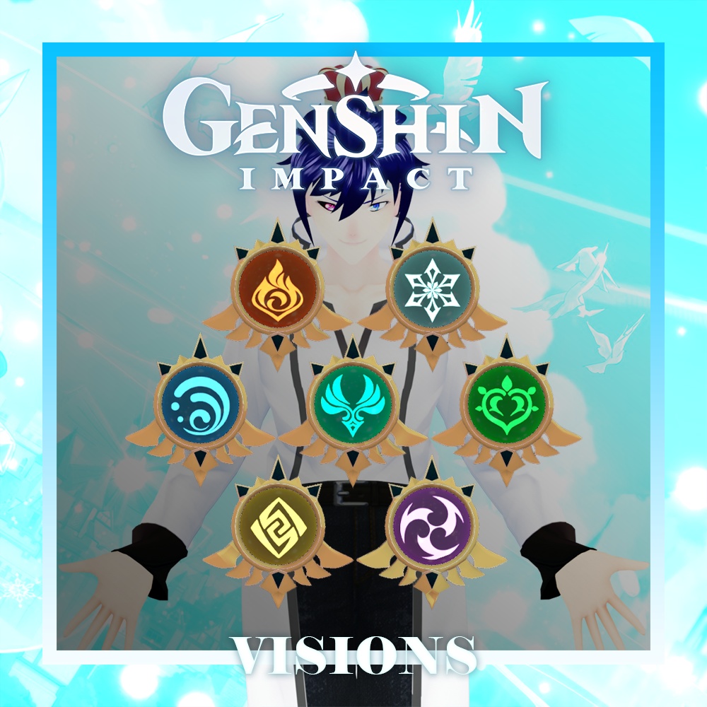 [VRM/Unity] Genshin Impact Mondstadt Visions
