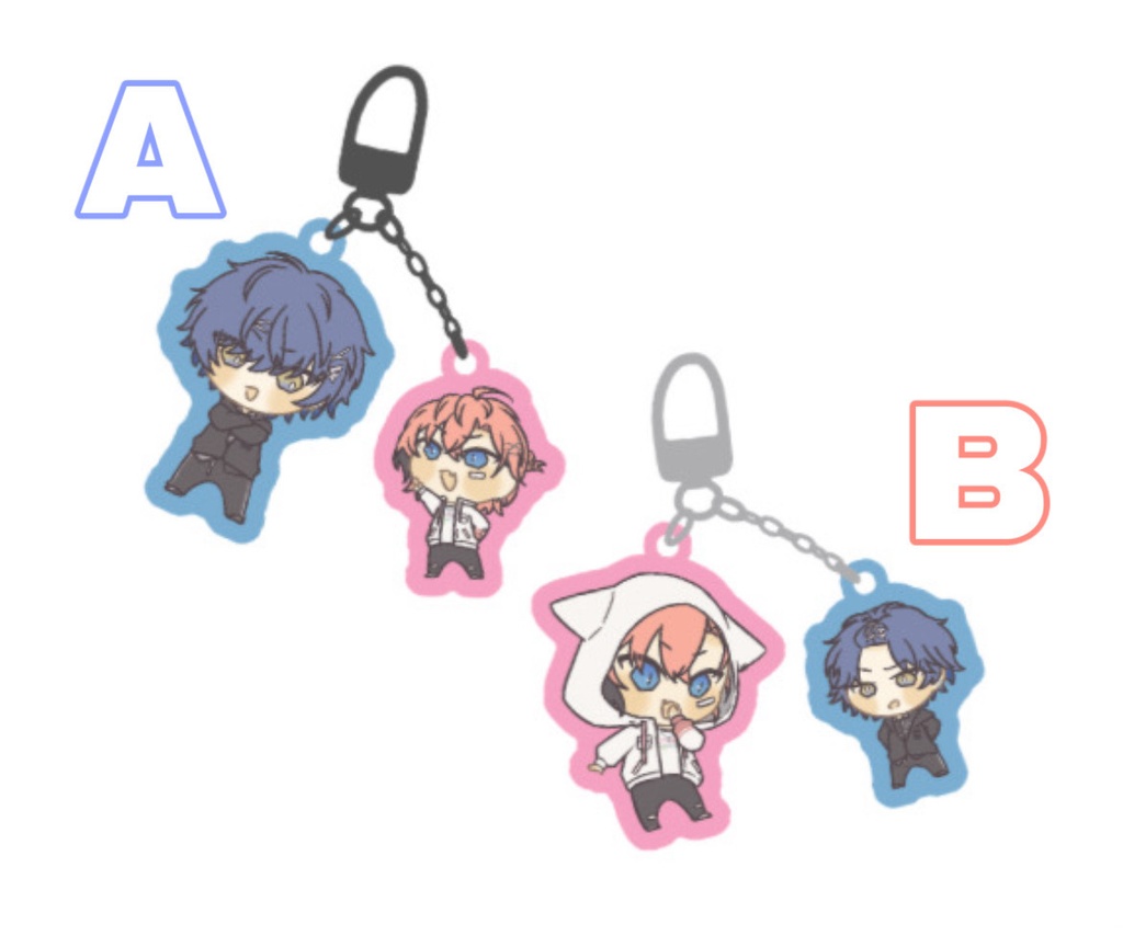 【非公式】ぎゃうるふアクリルキーホルダー