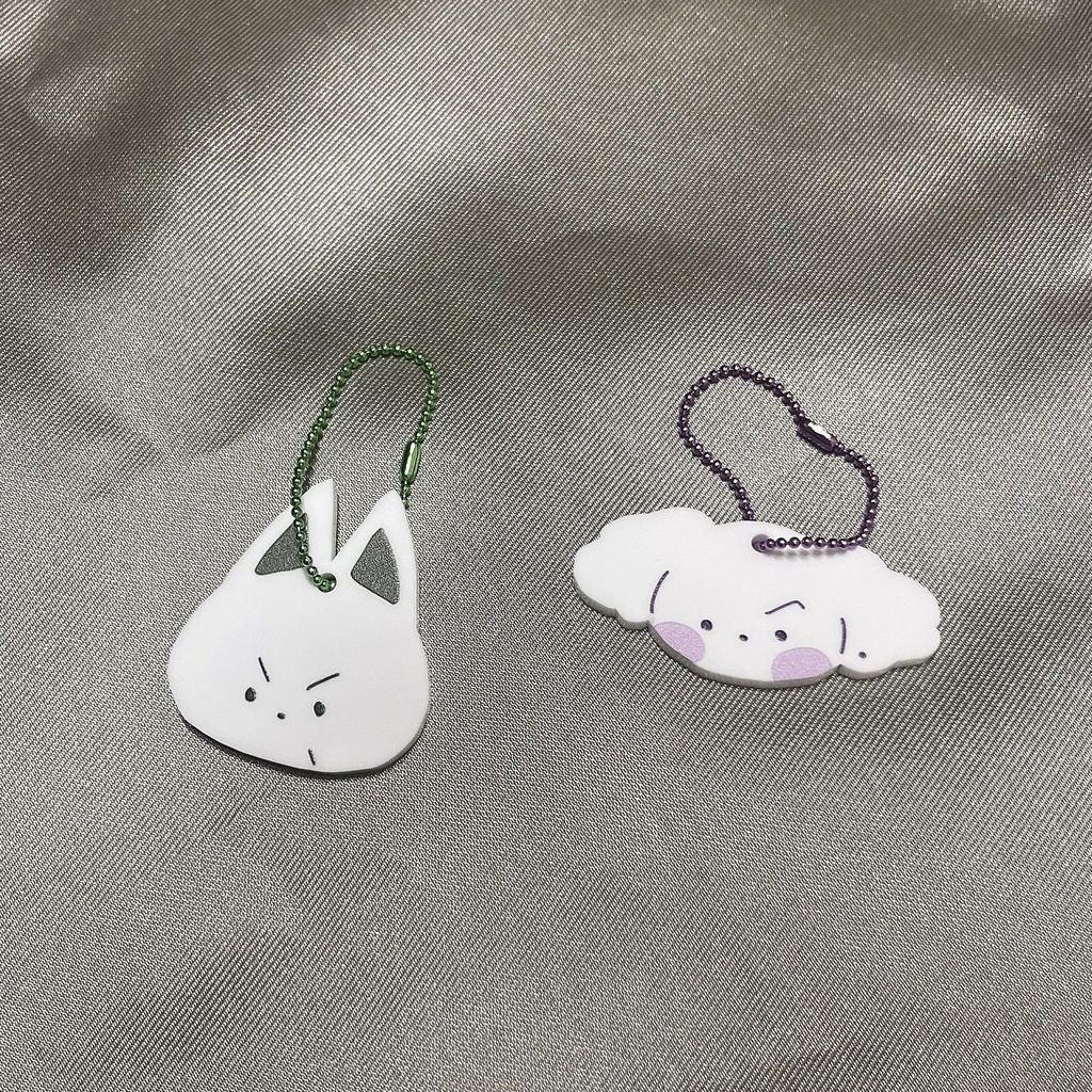 いぬアクリルキーホルダー