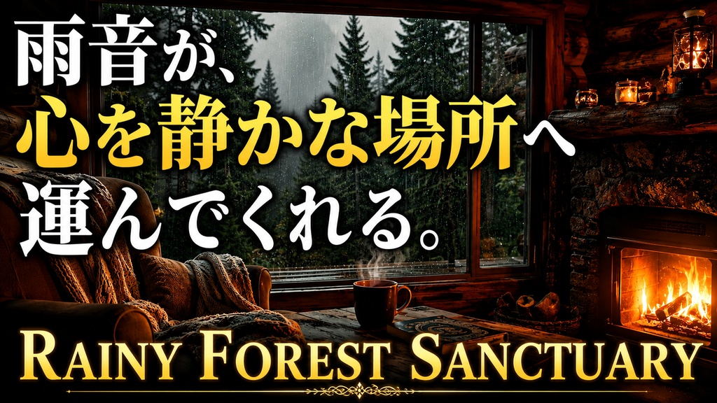 【作業・創作用フリーBGM】雨が、思考を静かにほどいていく。森の避難所BGM 8曲パック