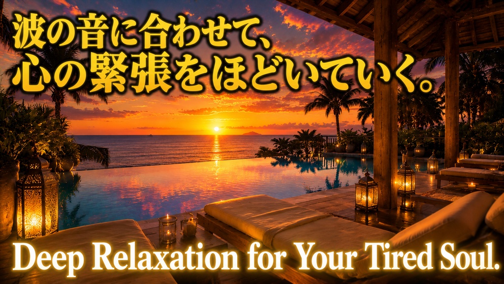 【ヨガ・癒やし用フリーBGM】今日をがんばったあなたに、極上の美ら海を。南国リゾートアンビエント BGM 8曲パック