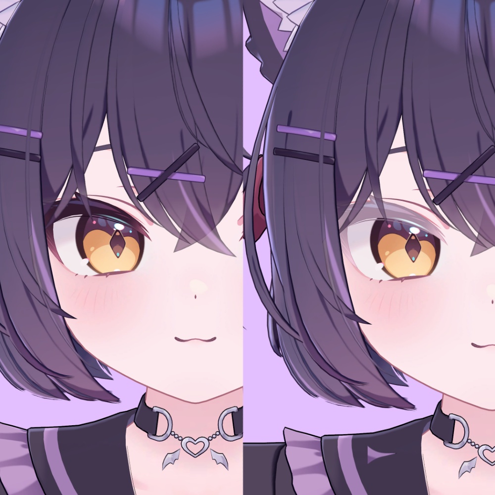 【無料】ショコラちゃんの眉毛の色を変えれるマスク