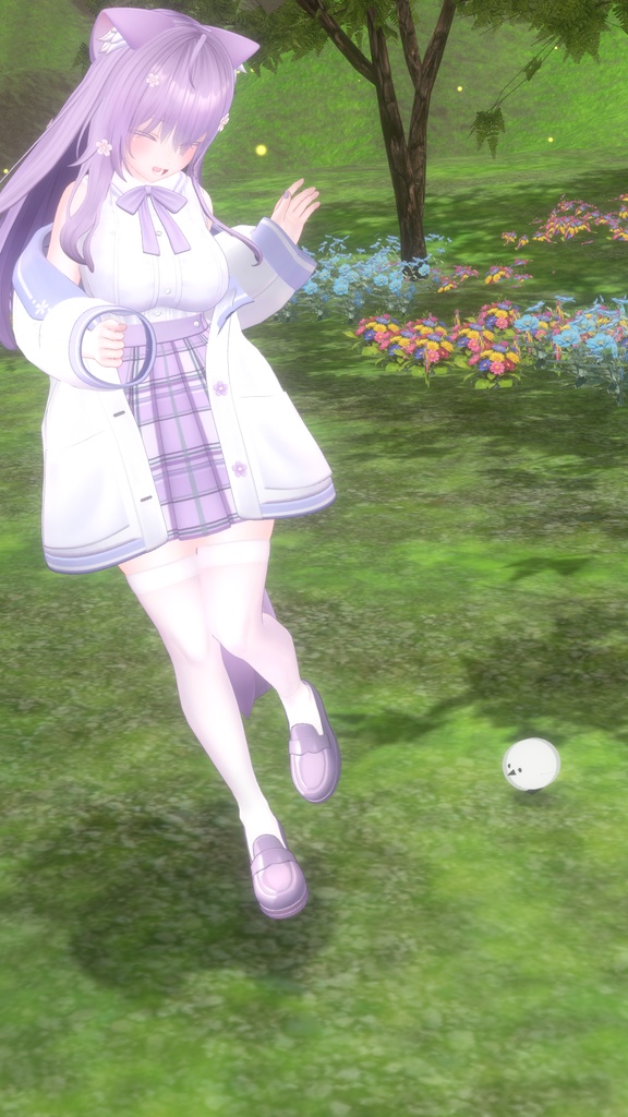 連れ歩きまんまるシマエナガ