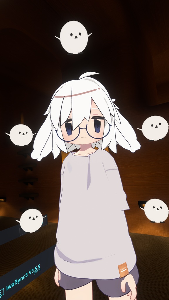 連れ歩きまんまるシマエナガ