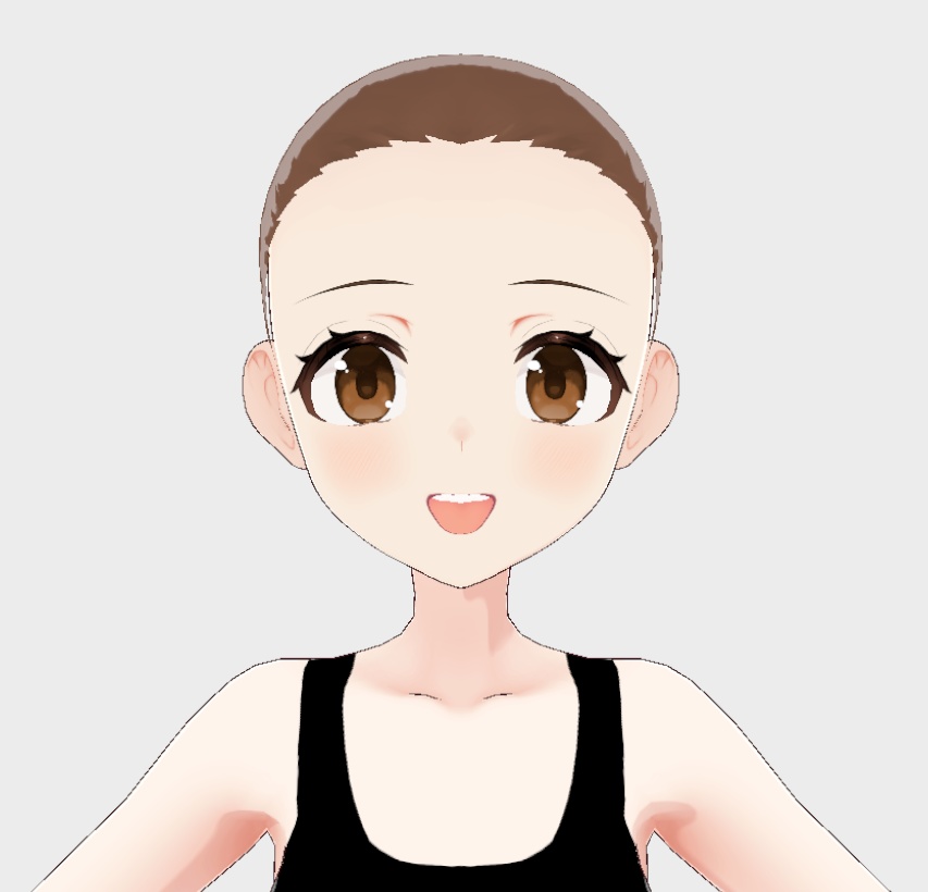 【FreeDL】(.vroid)無料素体・自作プリセット女性ちゃん【VRoid正式版】