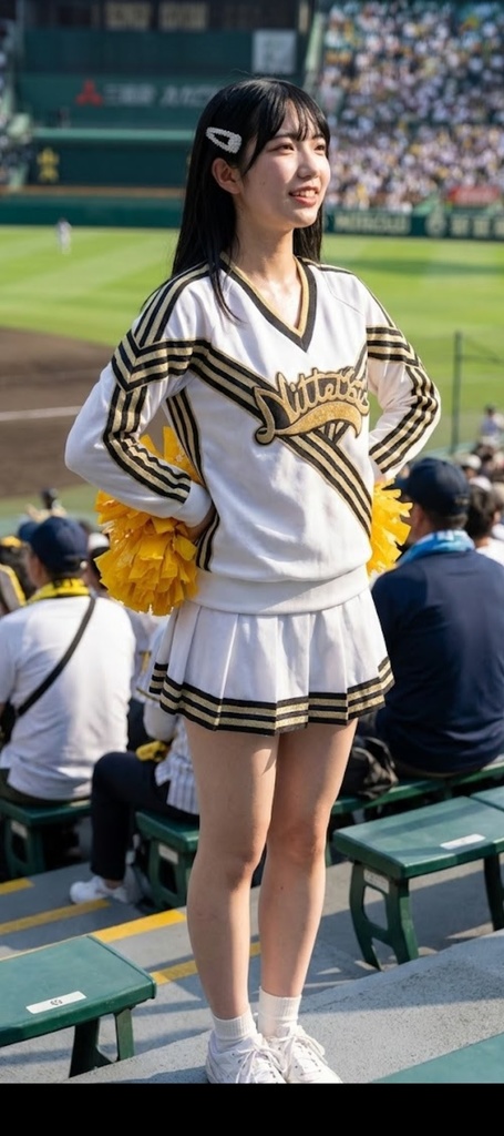 昭和チアガール応援ダンスその５（ＡＩ生成・３分動画）