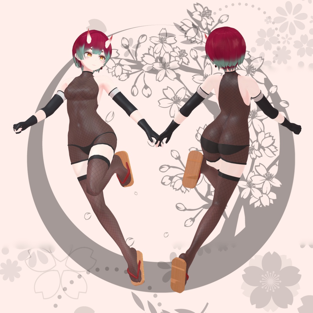 オリジナル3Dモデル「余波 -Nagori-」