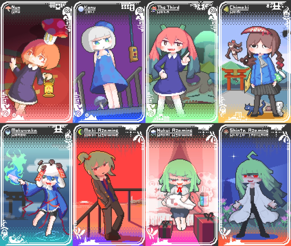 【さじやまゲーム】キャラクタースクエア缶バッジ