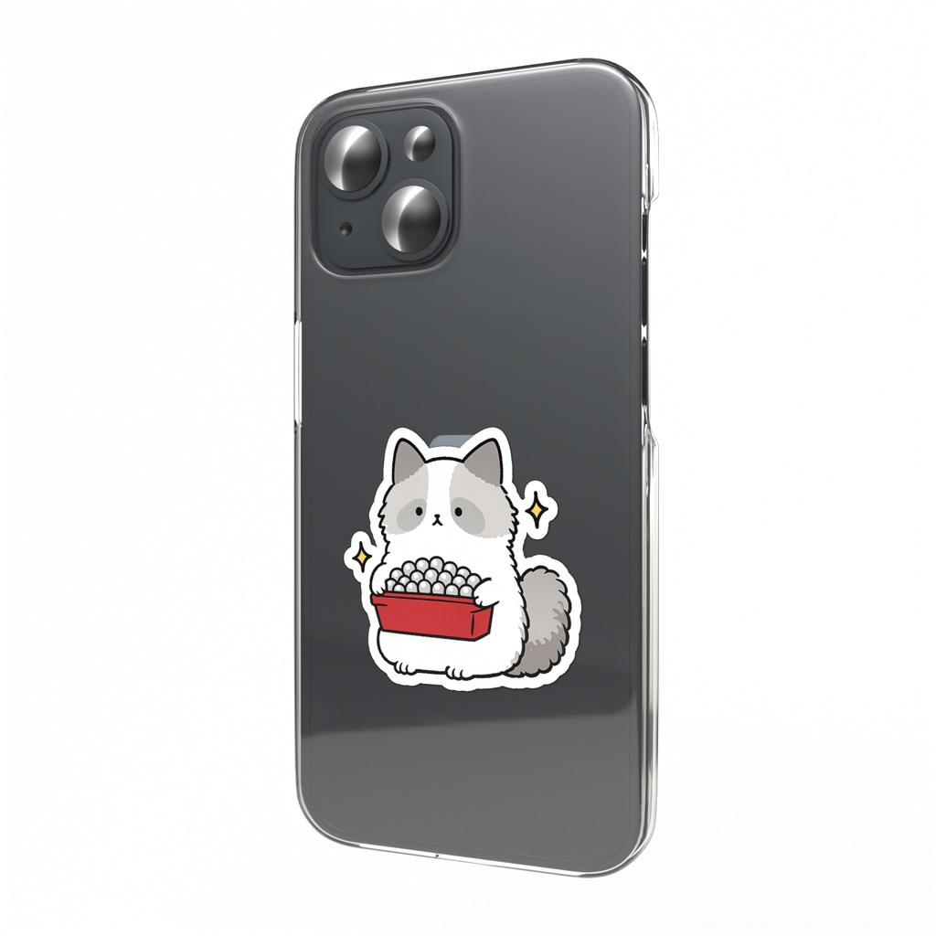 ホールねこ　ドル箱ほくほくステッカー