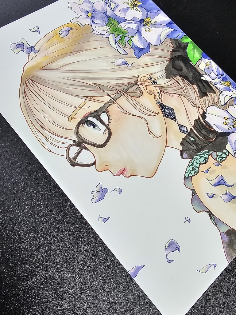 アナログイラスト原画販売　タイトル『Prelude』