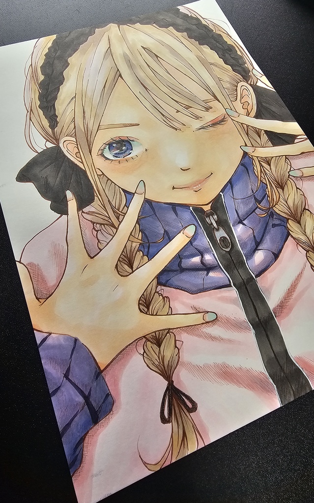 桃組いくぞ。アナログ原画