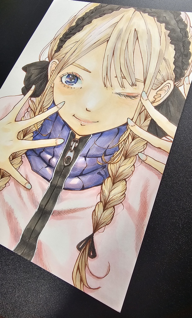 桃組いくぞ。アナログ原画