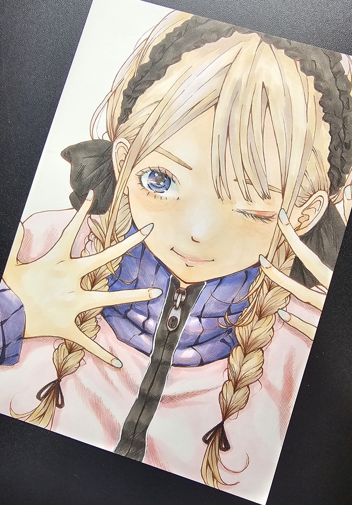 桃組いくぞ。アナログ原画