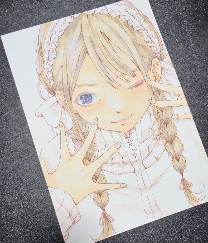 桃組いくぞ。アナログ原画