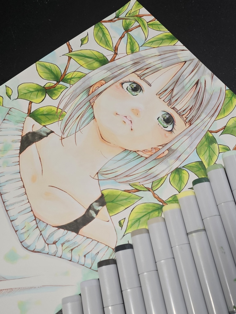 木漏れてもらおう アナログ原画