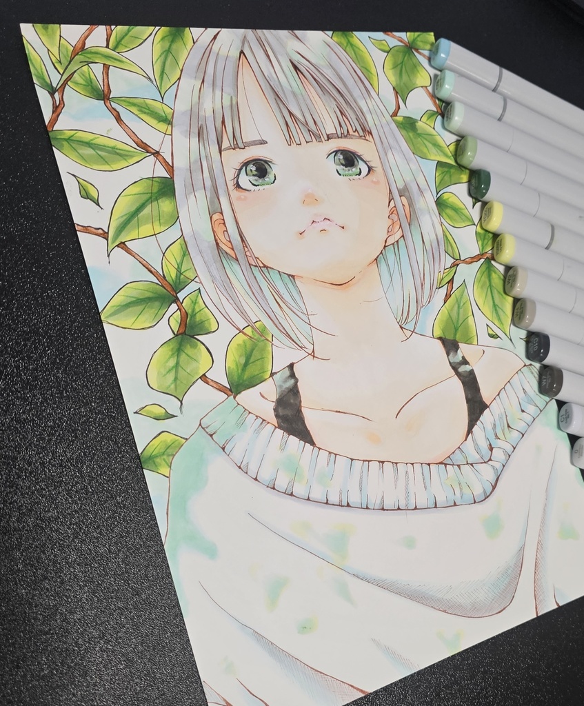 木漏れてもらおう アナログ原画