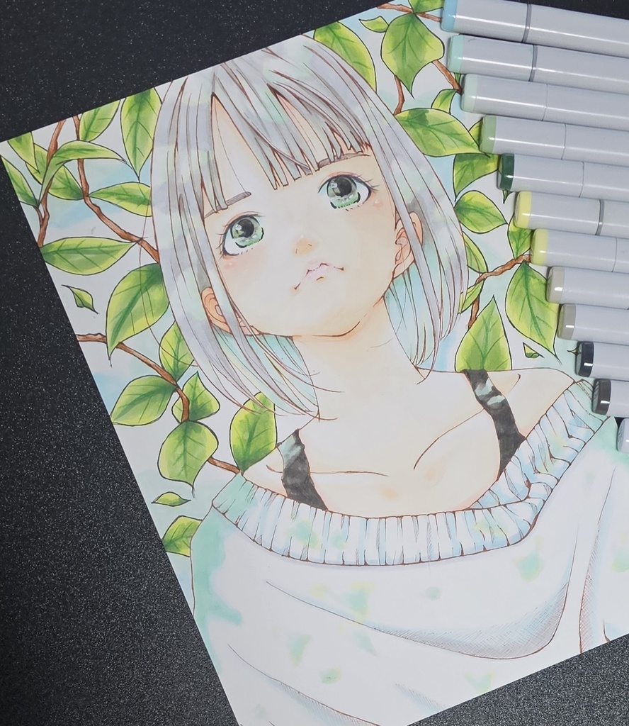 木漏れてもらおう アナログ原画