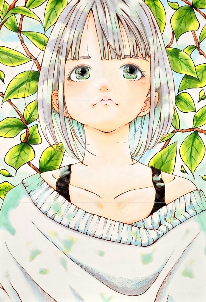 木漏れてもらおう アナログ原画