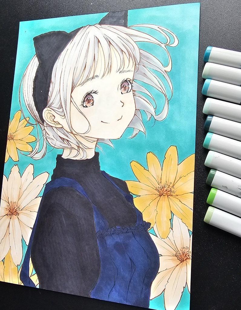 タイトル『As You Are』アナログイラスト原画販売