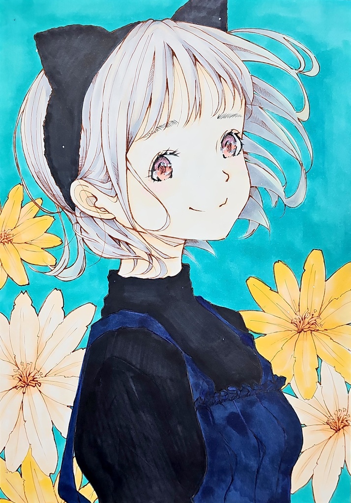 タイトル『As You Are』アナログイラスト原画販売