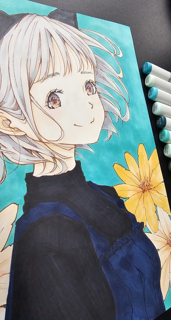 タイトル『As You Are』アナログイラスト原画販売