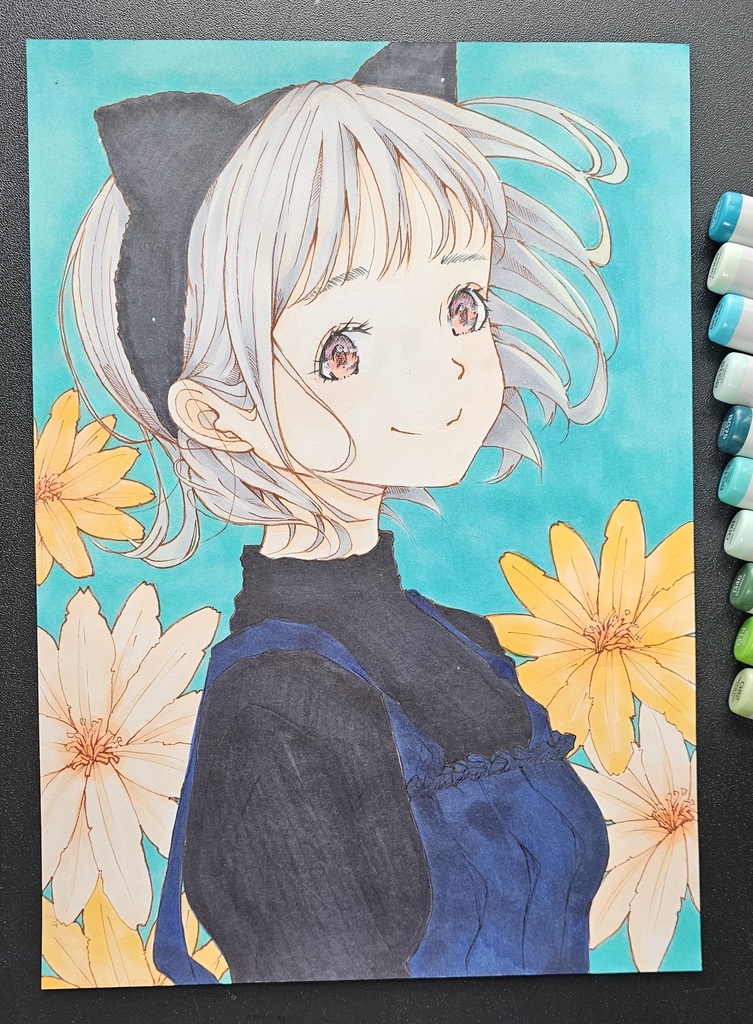 タイトル『As You Are』アナログイラスト原画販売