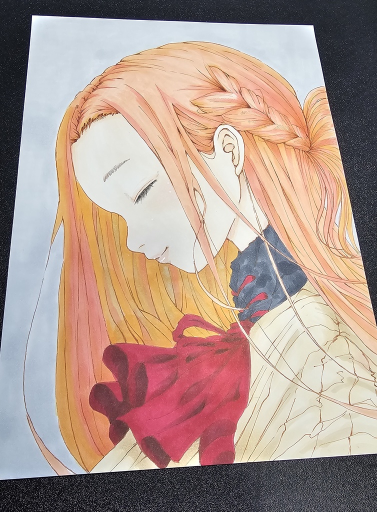 タイトル『another world』アナログイラスト原画販売