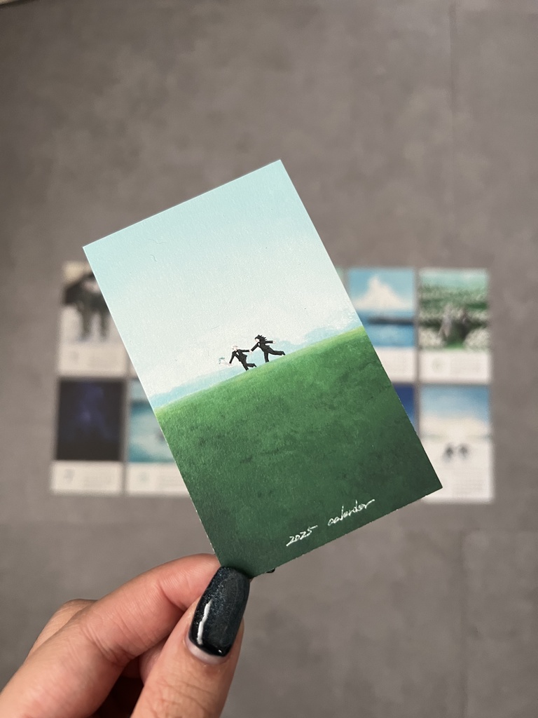 【五夏五】2025名刺サイズカレンダー