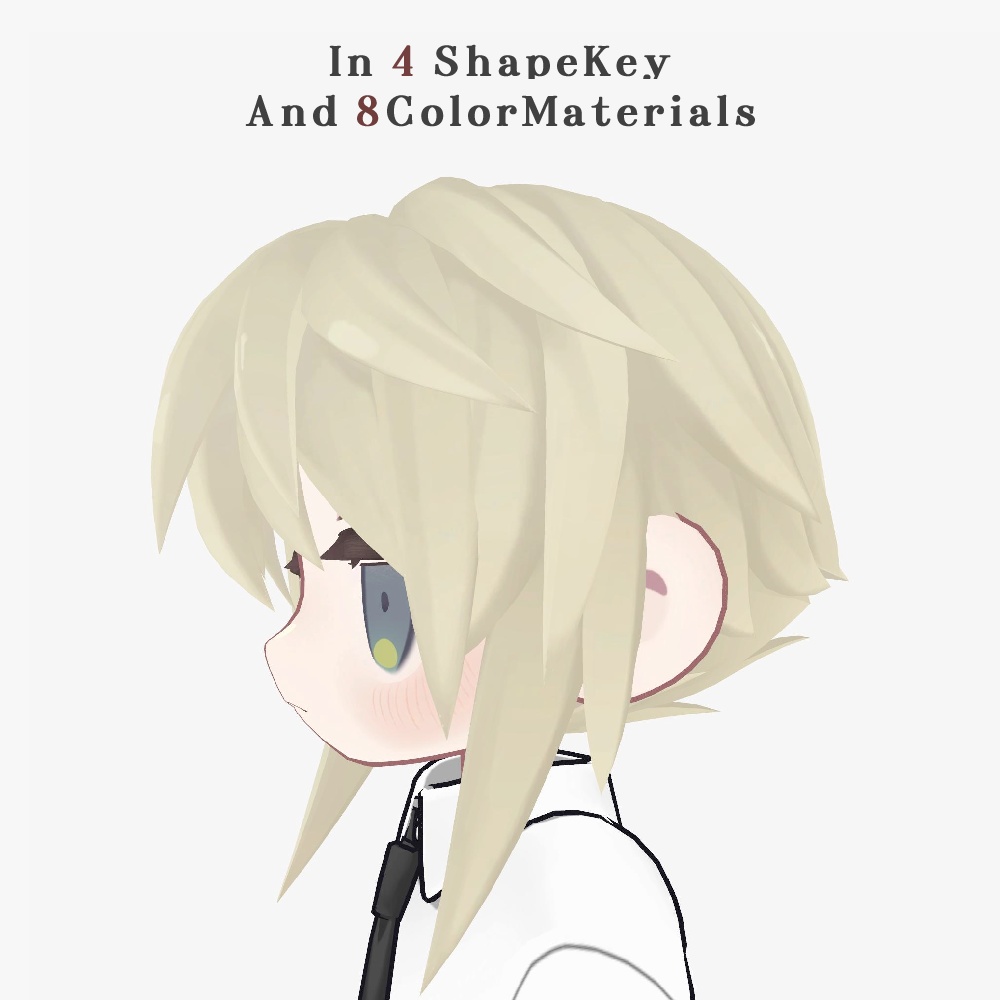 【キプフェル用 髪型モデル】WindShort