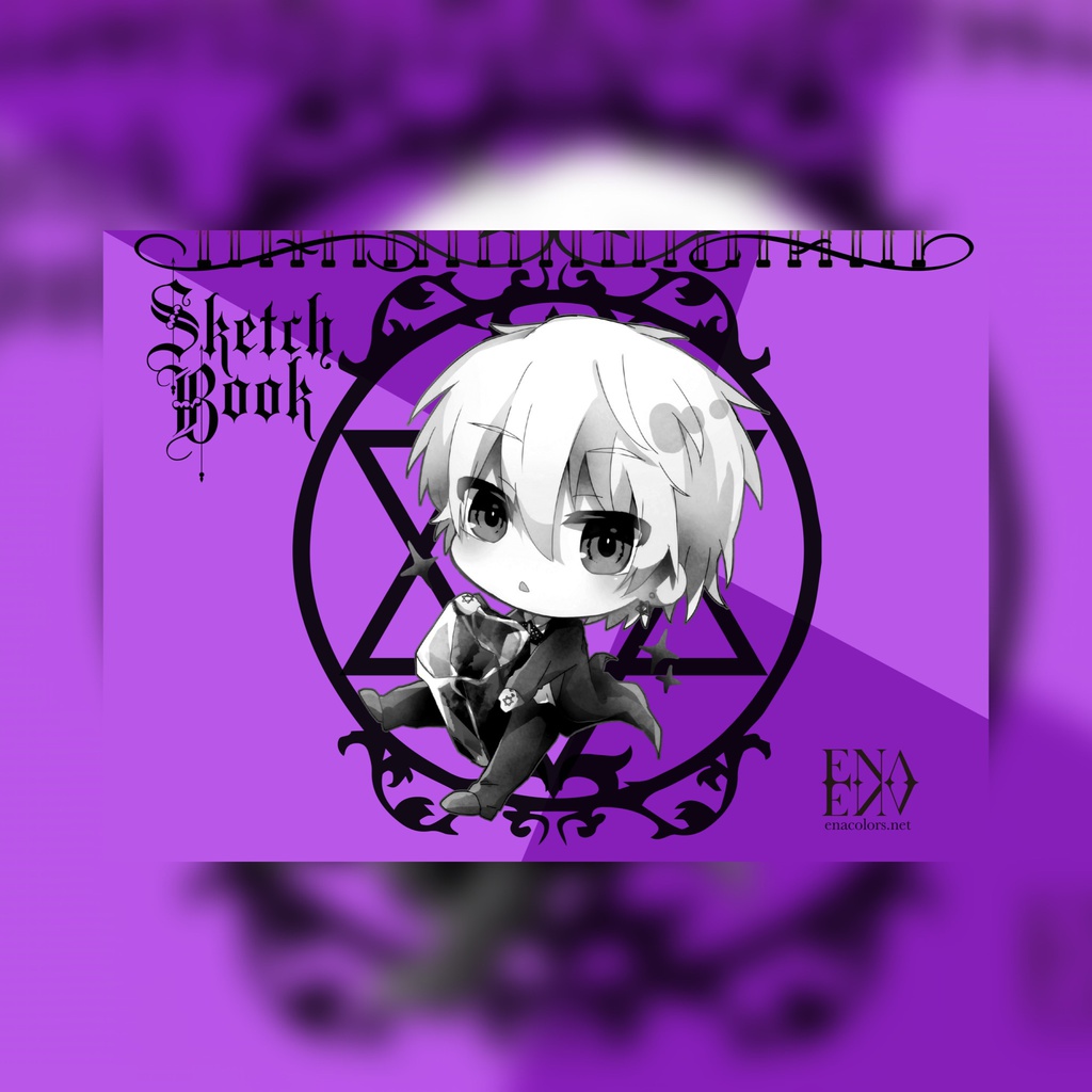 ENA✡ENA アメジスト リングノート スケッチブック