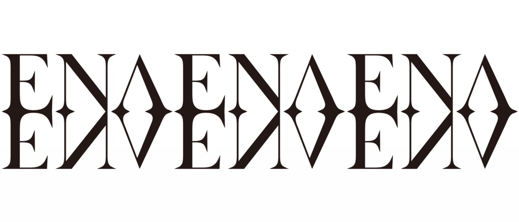 ENAENAロゴマグカップ ブラック&ホワイト