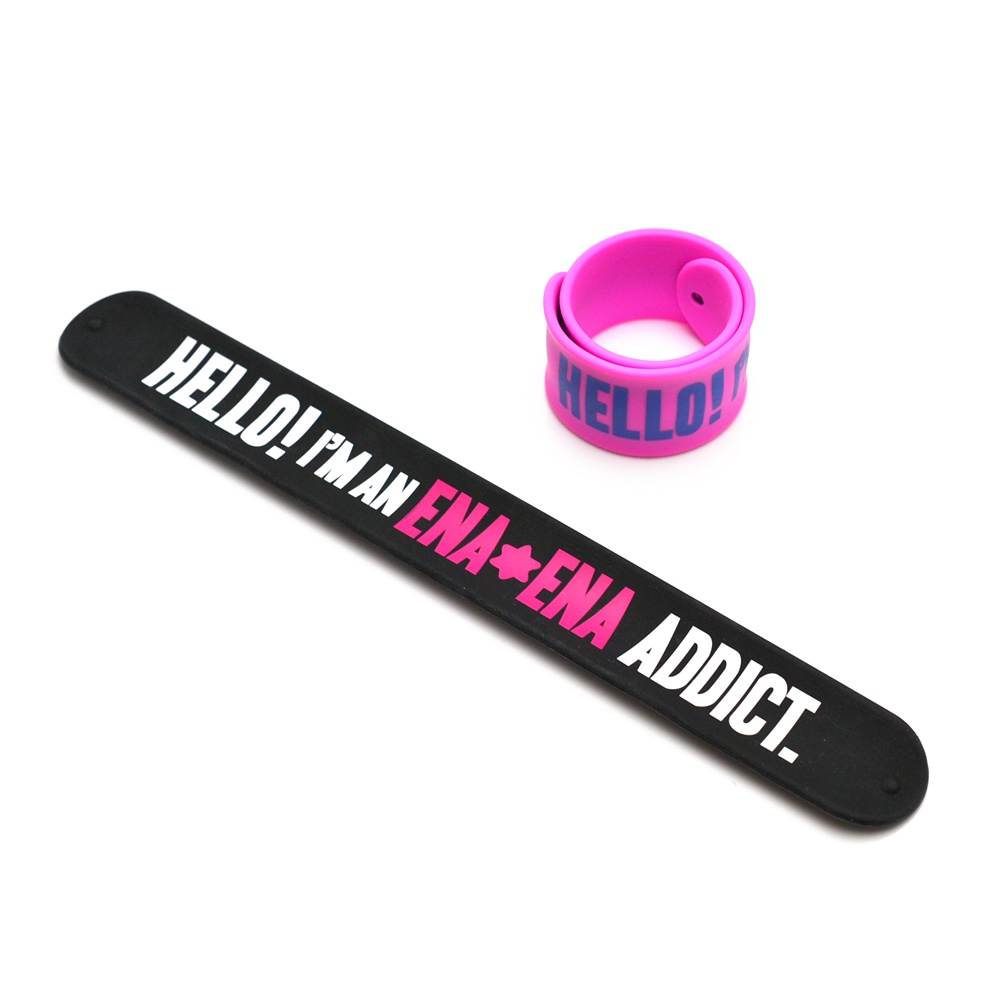 ENA✡ENA シリコンスラップリストバンド