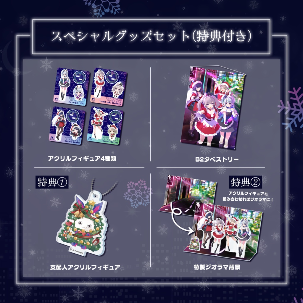 『こねくとぴあ』クリスマス2022 グッズ