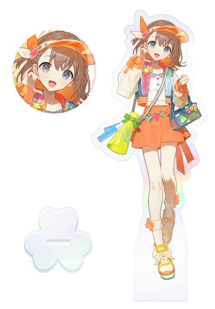 ☘️モモジャンアクリルスタンド&缶バッジセット【クリエイターズフェスタ2026】