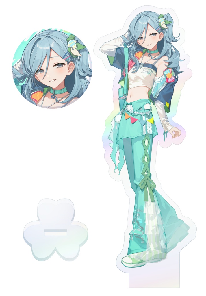 ☘️モモジャンアクリルスタンド&缶バッジセット【クリエイターズフェスタ2026】