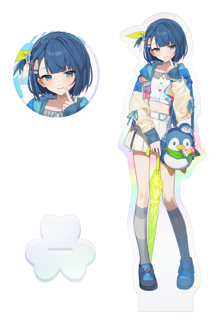 ☘️モモジャンアクリルスタンド&缶バッジセット【クリエイターズフェスタ2026】