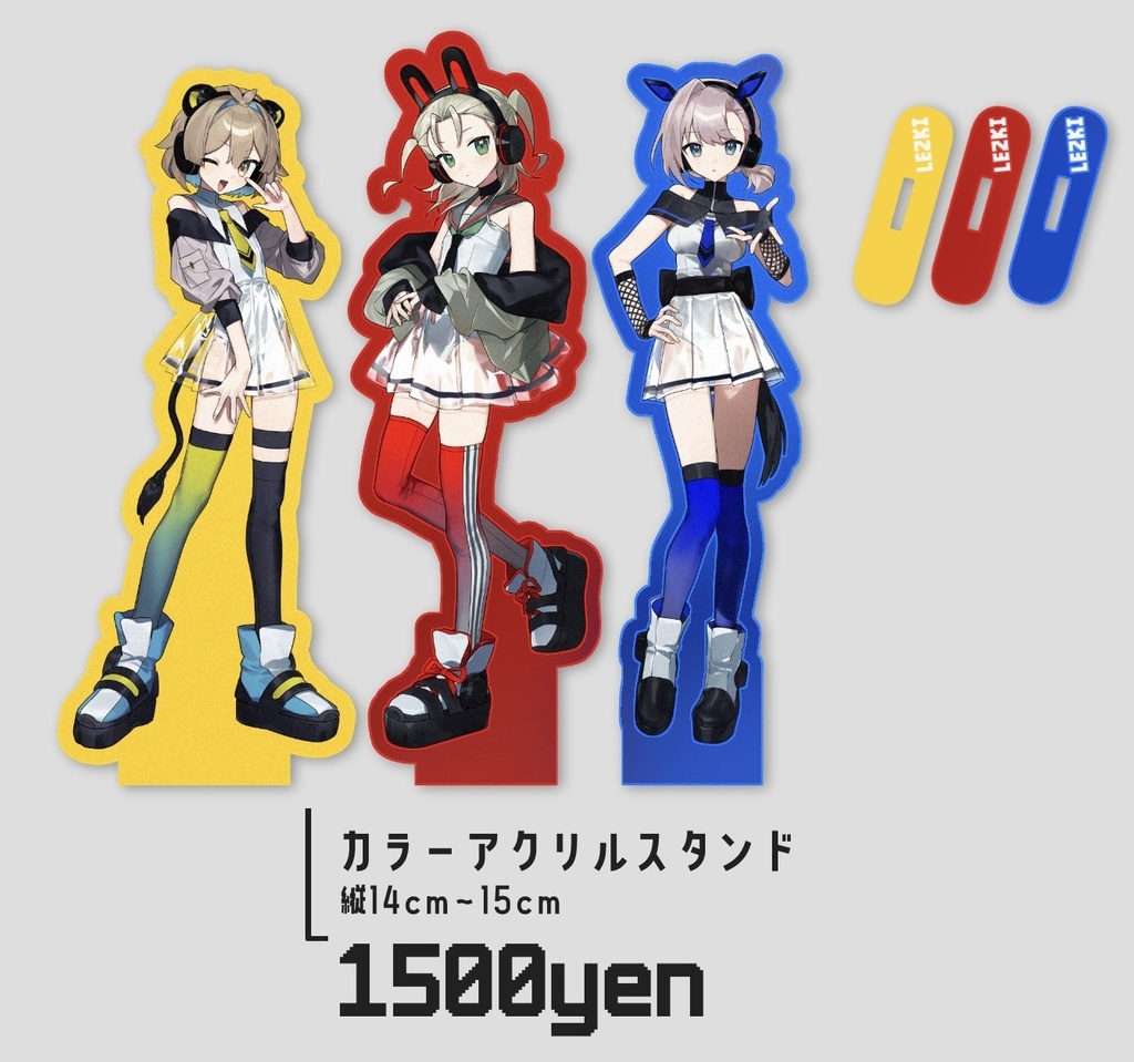 OCアクリルスタンド【VIVID BITTOY💛❤️💙】
