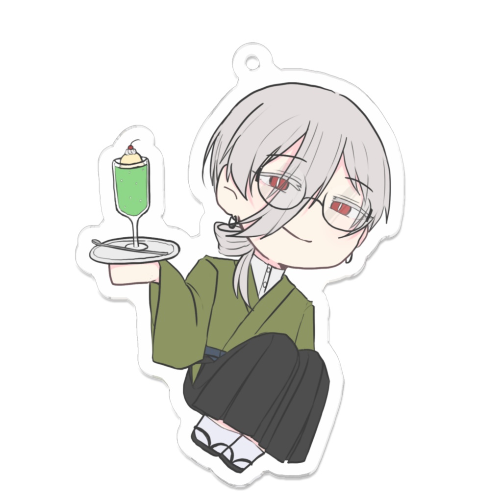 蛇目南雲アクリルキーホルダー(UTA声喫茶ver.)