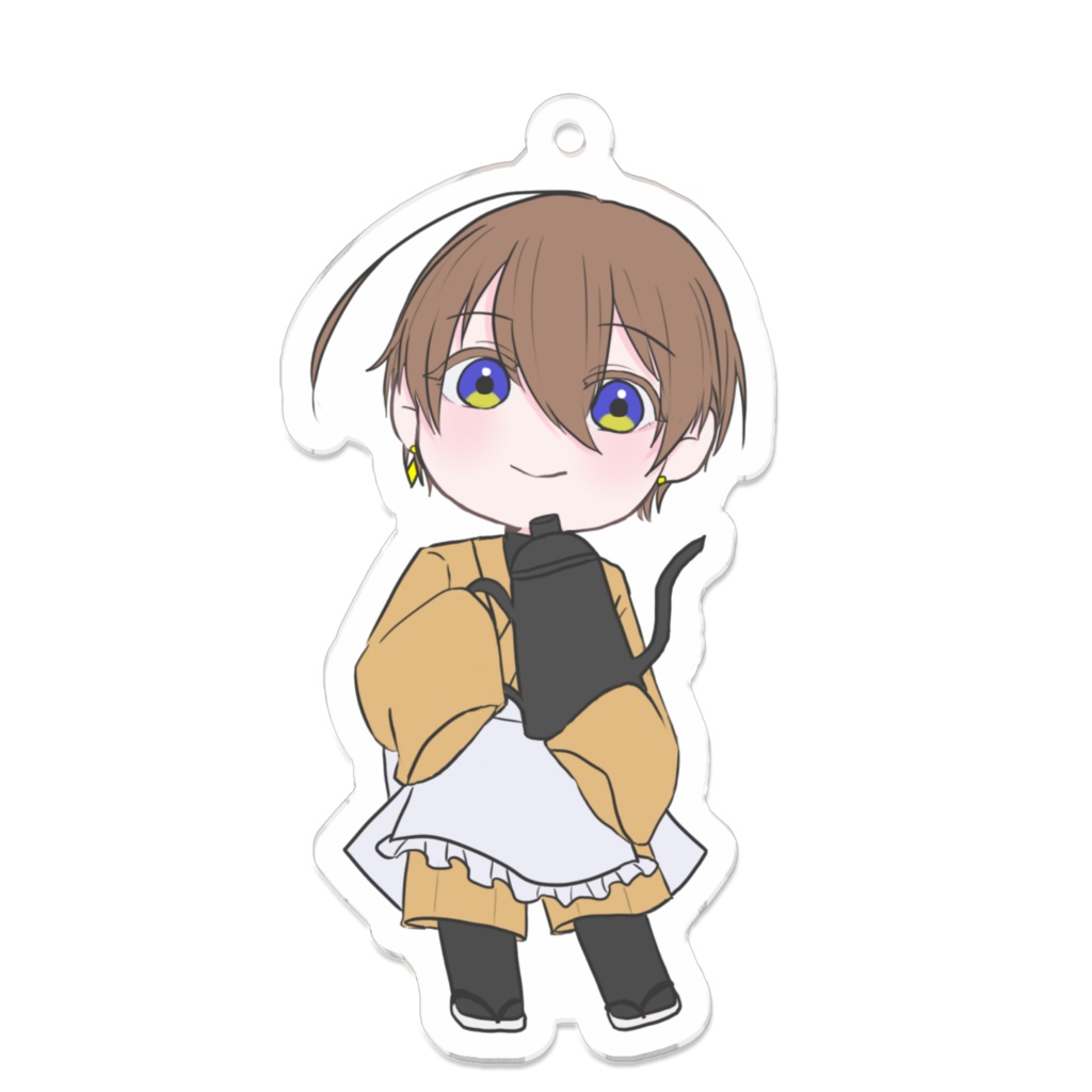 硯夜都アクリルキーホルダー(UTA声喫茶ver.)