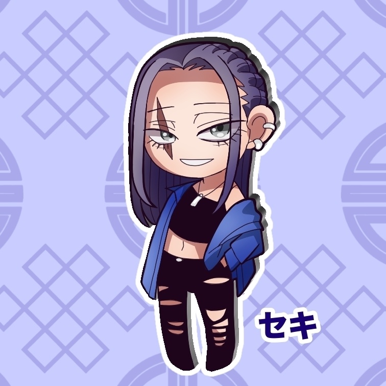 ひとうちななつ アクリルキーホルダー